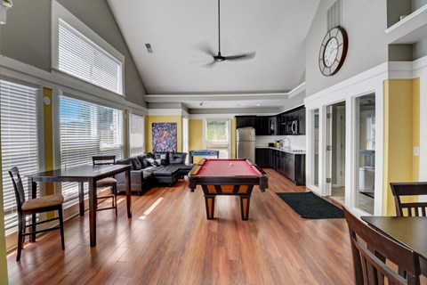 Clubhouse billiards at Brookstone Village, Cincinnati